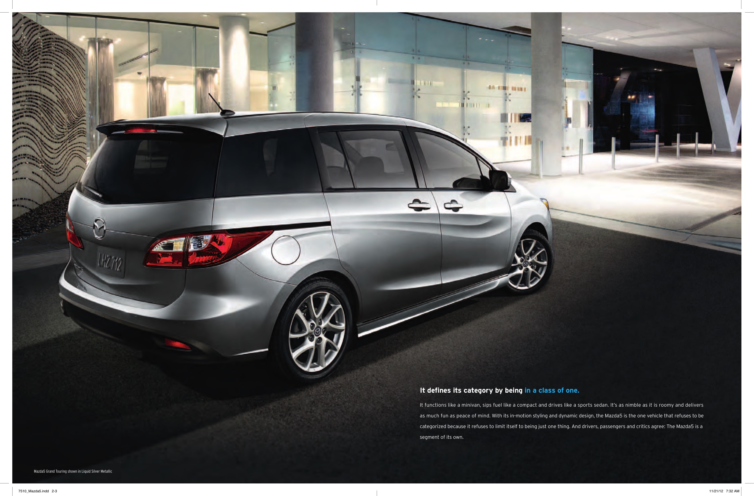 2013 Mazda 5 Brochure Page 5